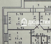 2-комн, 53кв м, этаж 3/10 пр-кт Строителей, 70