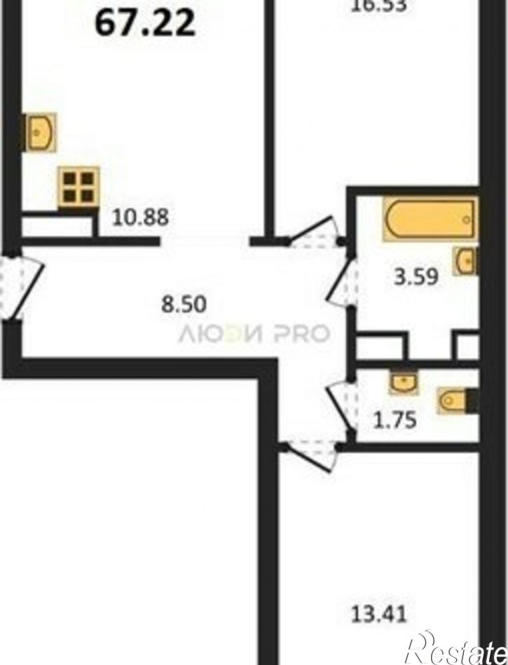 2-комн квартира ул Баталина, 31,  д. 31