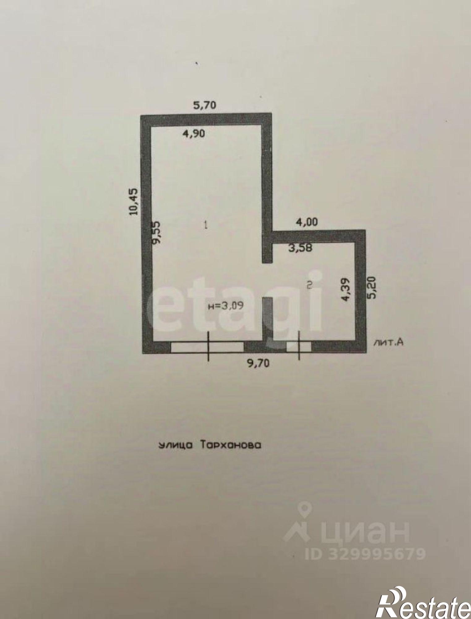 Купить складское помещение за 3 550 060 рублей на ул Тарханова, 10