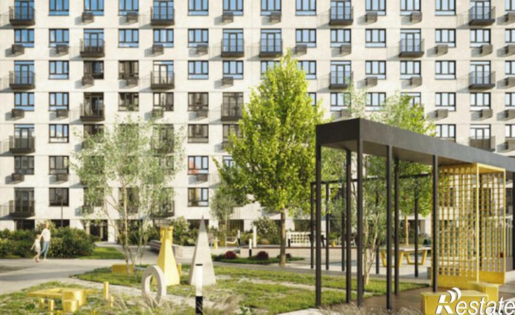 1-комн квартира в новом доме улица Пожарского, 7,  д. 7