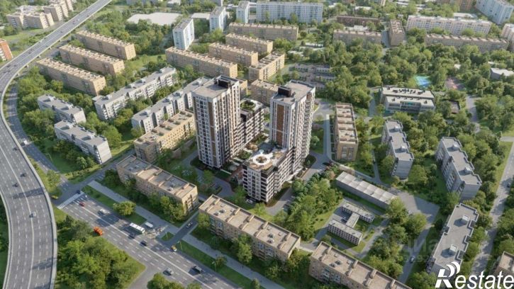 3-комн квартира в новом доме ул Ворошилова, 14,  д. 14