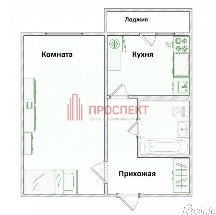 1-комн квартира ул Чапаева, 77,  д. 77