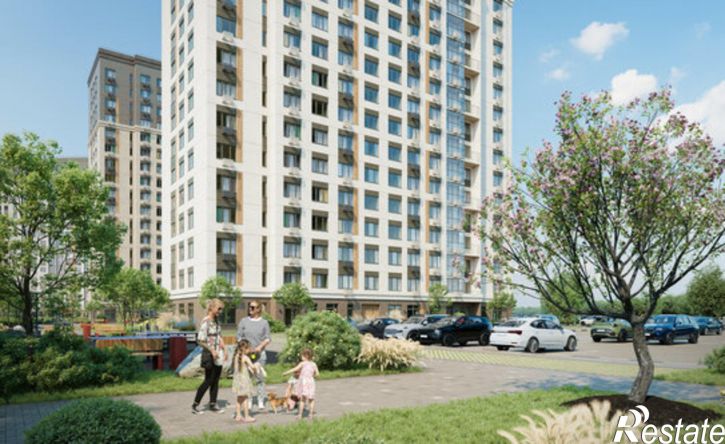 2-комн квартира в новом доме ЖК Микрорайон Новобережье