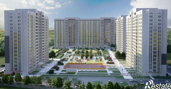 1-комн квартира в новом доме ул Кордон Студеный, 41А,  д. 41А