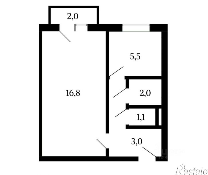 1-комн квартира ул Московская, 40,  д. 40