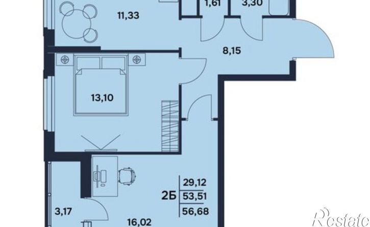 2-комн квартира Электрический проезд, 7,  д. 7