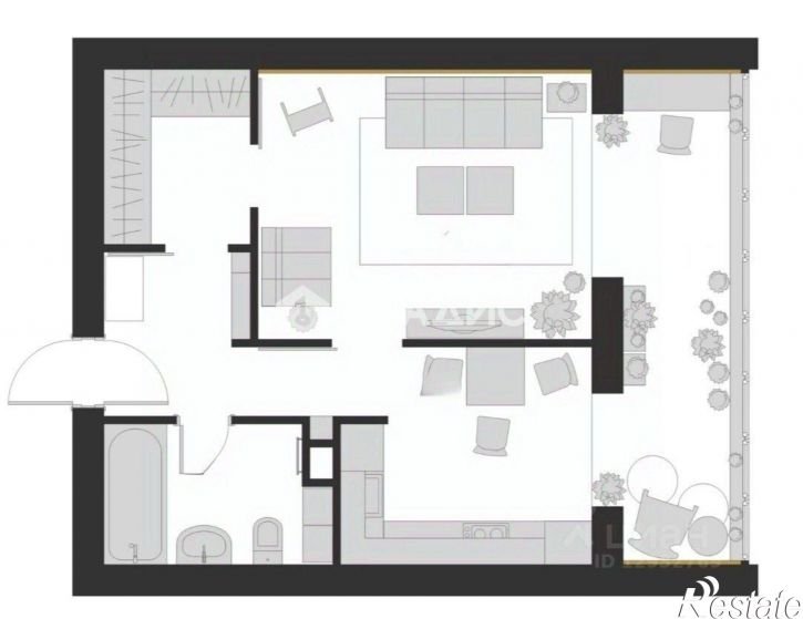 1-комн квартира улица Измайлова, 38,  д. 38