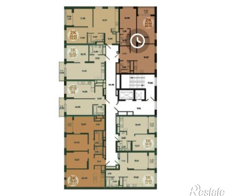 3-комн квартира в новом доме пр-д Литовский 2-й, 4,  д. 4