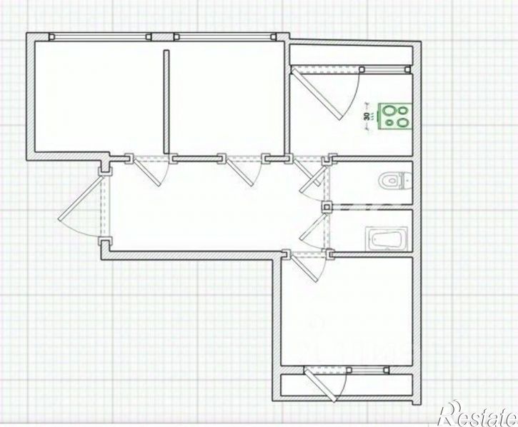 3-комн квартира ул 8 Марта, 31,  д. 31