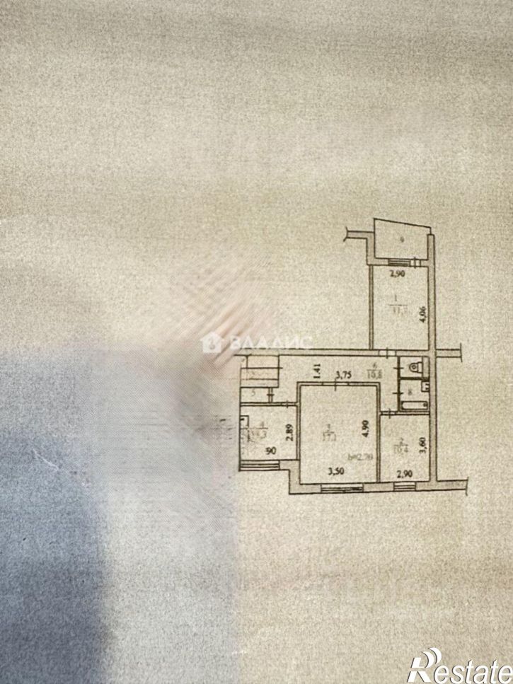 3-комн квартира улица Антонова, 5,  д. 5
