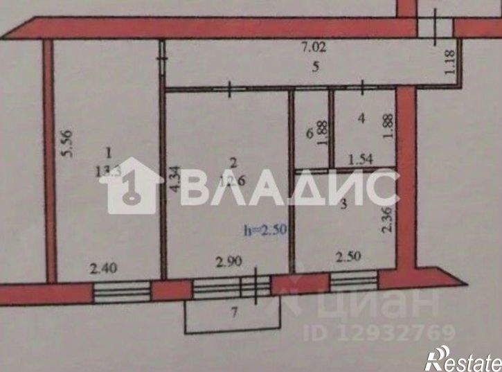 2-комн квартира ул Циолковского, 16,  д. 16