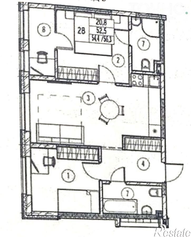 2-комн квартира ул Измайлова, 38 1,  д. 38 1,  к. 1