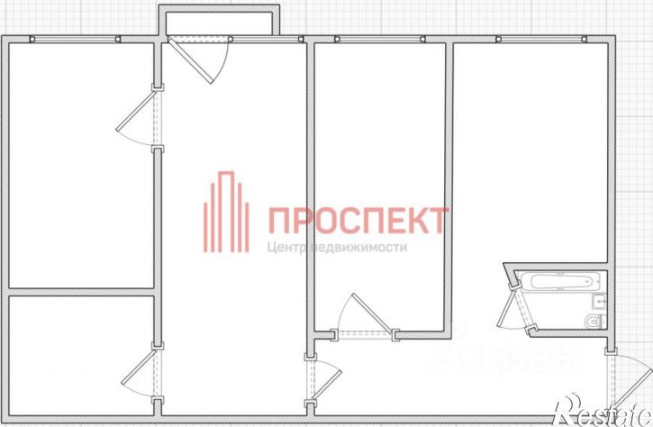 3-комн квартира улица Бакунина, 30А,  д. 30А