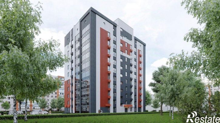 3-комн квартира в новом доме ул Луначарского, 7,  д. 7