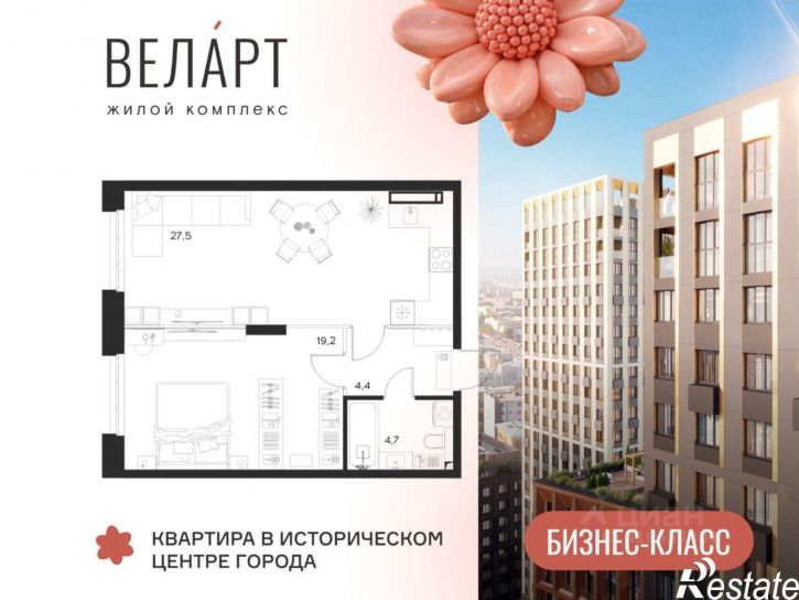 1-комн квартира в новом доме ул Богданова, 33Б,  д. 33Б