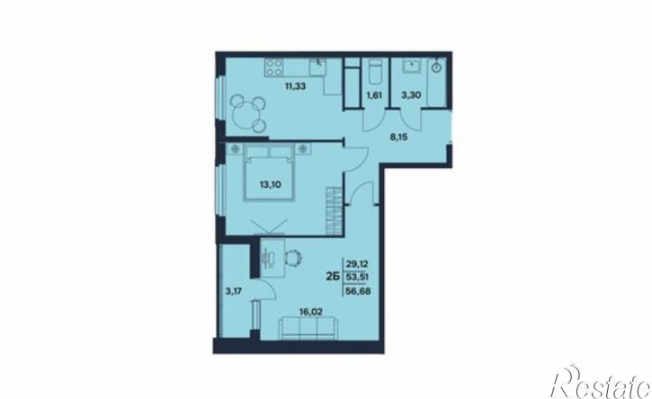 2-комн квартира ул Терновского, 237А,  д. 237А