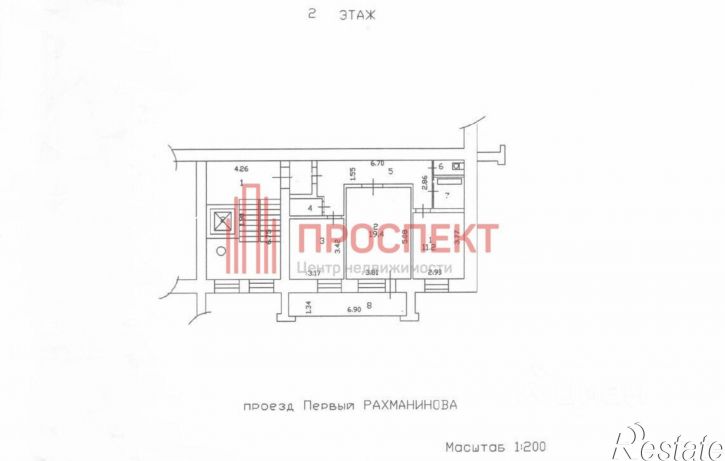 2-комн квартира пр-д Рахманинова 1-й, 4,  д. 4