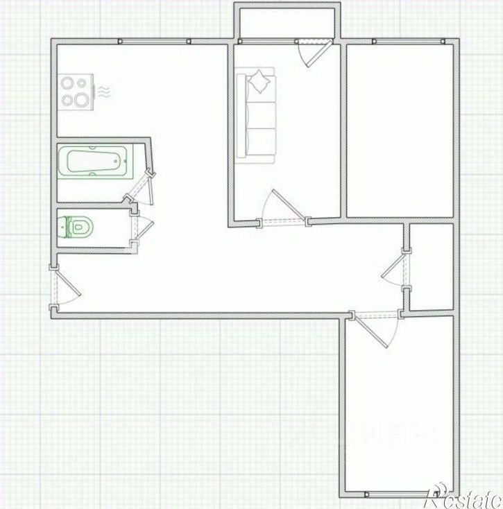 3-комн квартира пр-д Лобачевского 3-й, 3,  д. 3