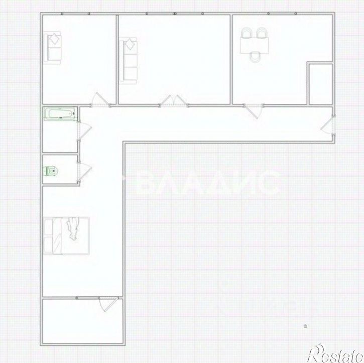 3-комн квартира ул Тепличная, 11,  д. 11