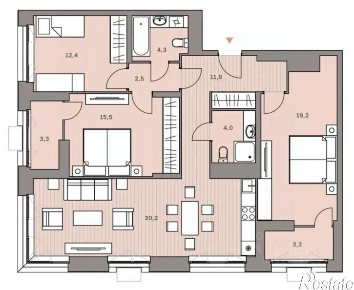 3-комн квартира ул Мира, 46 2,  д. 46 2,  к. 2