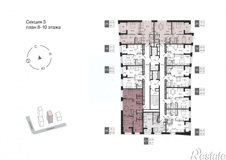 2-комн квартира в новом доме ул Суворова, 139,  д. 139