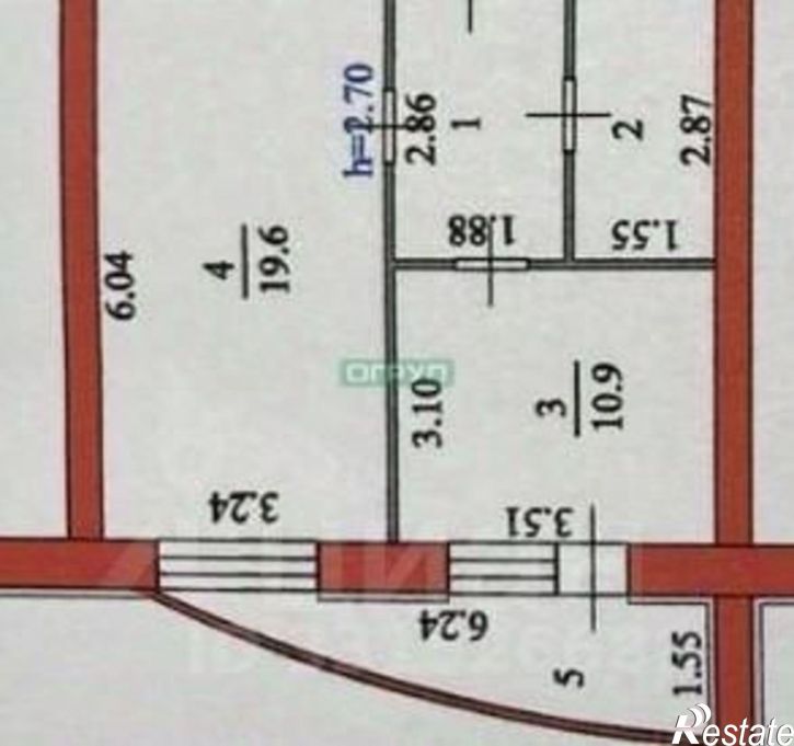 1-комн квартира Красная улица, 19/55,  д. 19/55