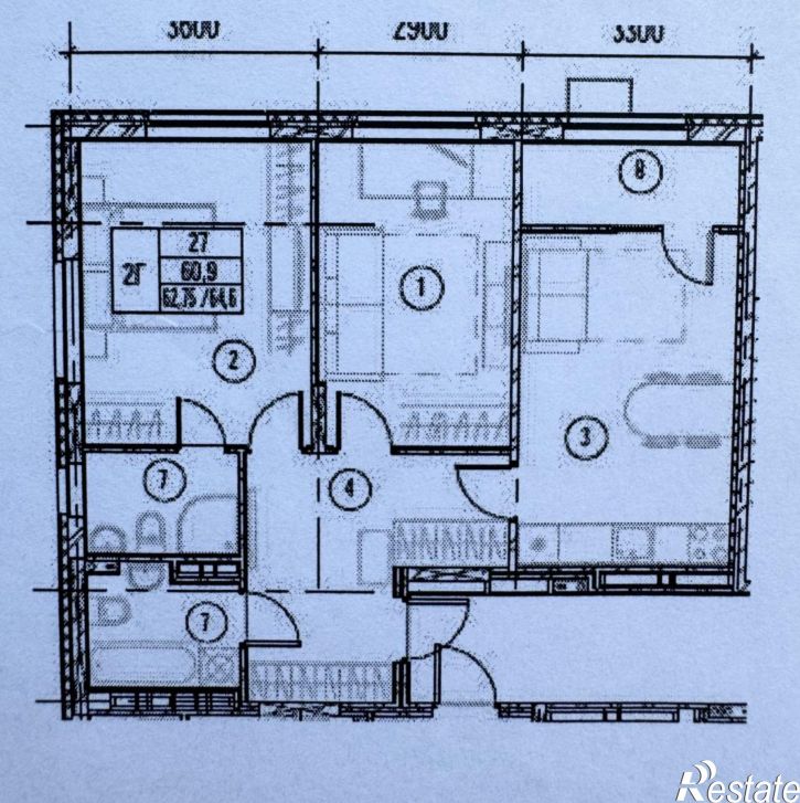 2-комн квартира Измайлова ул, 38