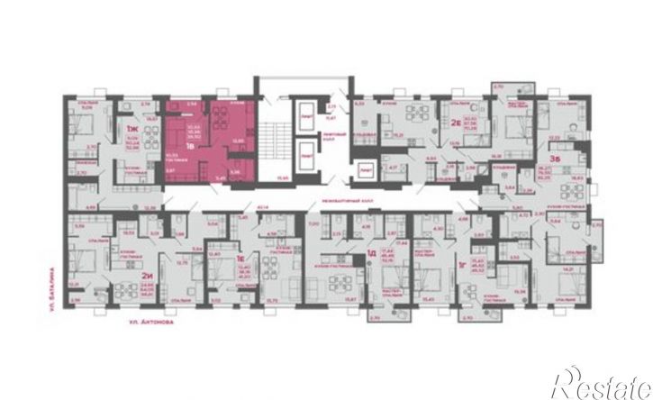1-комн квартира ул Баталина, 32 5,  д. 32 5,  к. 5
