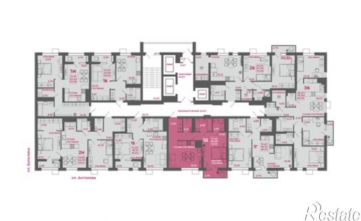 1-комн квартира ул Баталина, 32 5,  д. 32 5,  к. 5