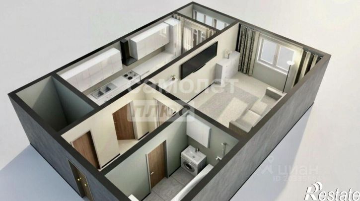 1-комн квартира ул Герцена, 11,  д. 11