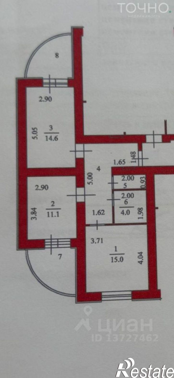 2-комн квартира ул Тамбовская, 11,  д. 11