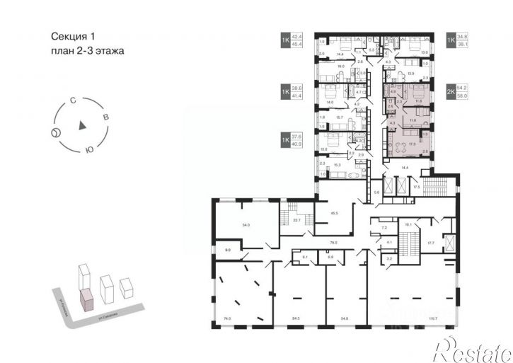 1-комн квартира в новом доме ул Суворова, 139,  д. 139
