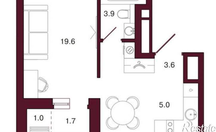 1-комн квартира в новом доме ул Суворова, 122А,  д. 122А