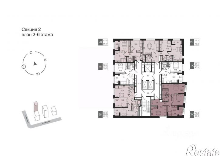 2-комн квартира в новом доме ул Суворова, 139,  д. 139
