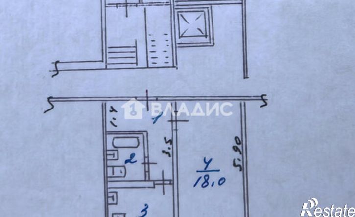 1-комн квартира ул Ладожская, 11,  д. 11