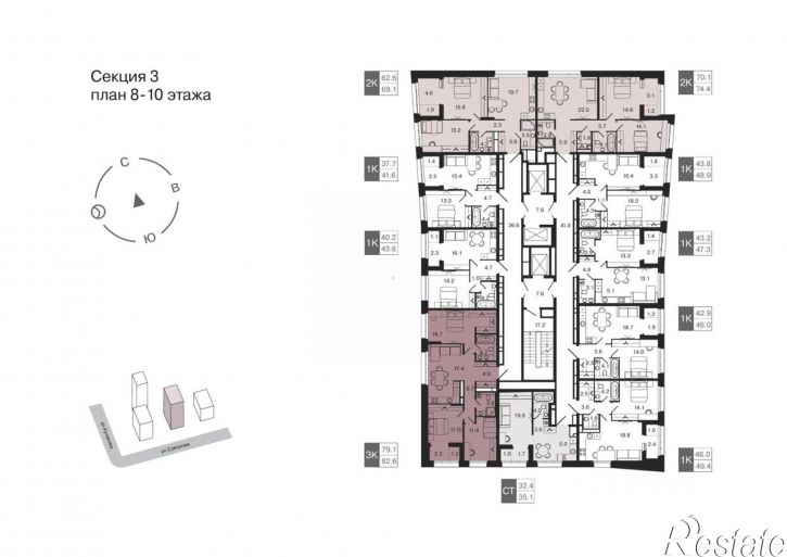 1-комн квартира в новом доме ул Суворова, 139,  д. 139