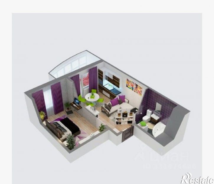 1-комн квартира ул Антонова, 5Н,  д. 5Н