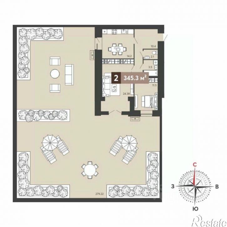 2-комн квартира в новом доме ул Щербакова, 69,  д. 69