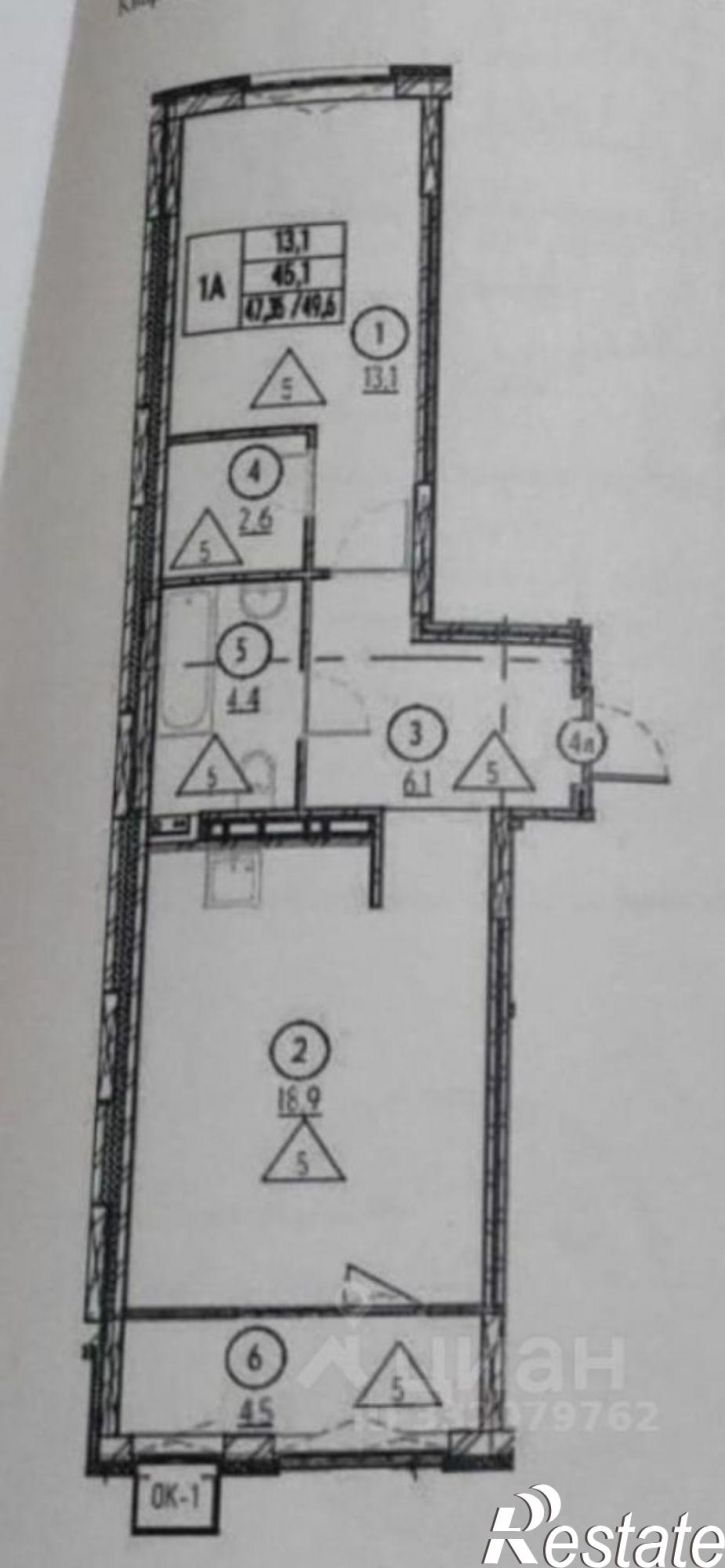 2-комн квартира ул Измайлова, 38 3,  д. 38 3,  к. 3