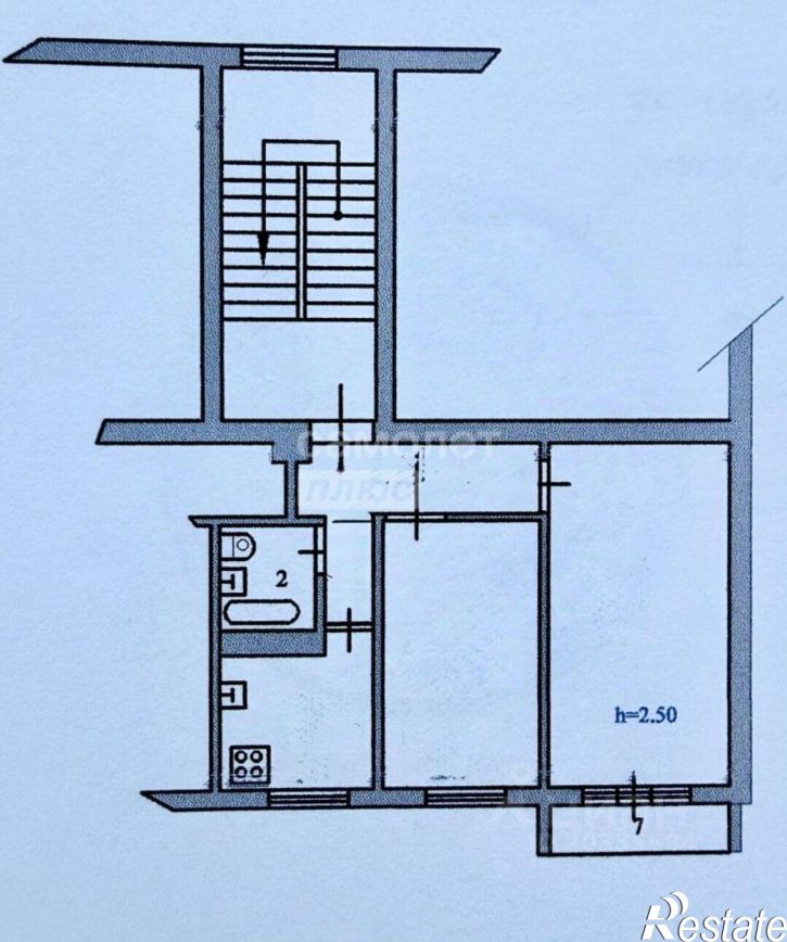 2-комн квартира ул Попова, 6А,  д. 6А
