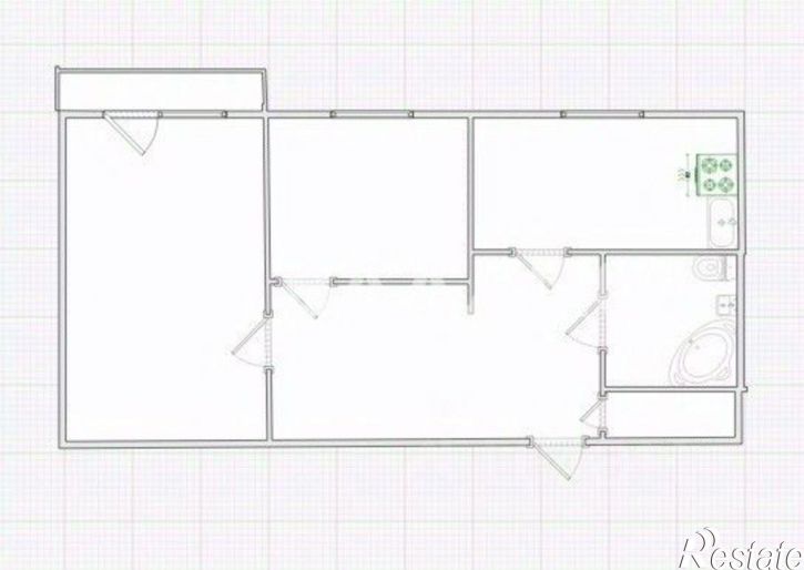 2-комн квартира ул Рахманинова, 34,  д. 34