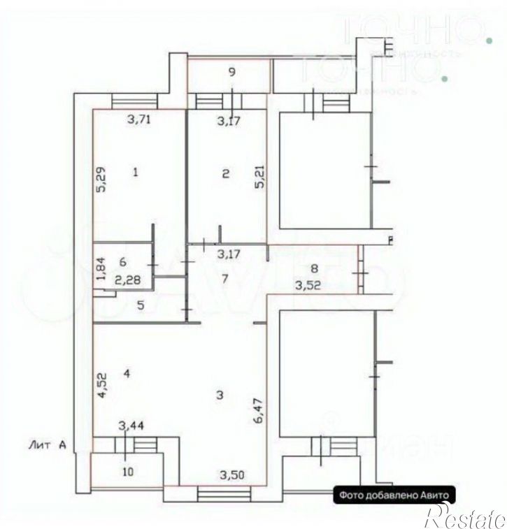 3-комн квартира ул Мира, 42,  д. 42