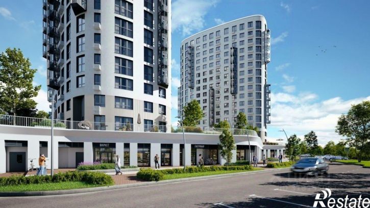 1-комн квартира в новом доме улица 65-летия Победы