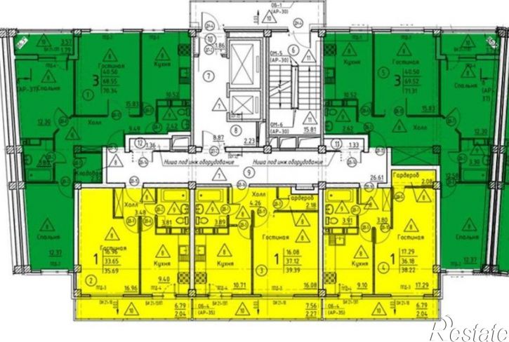 3-комн квартира в новом доме улица Генерала Глазунова, 11