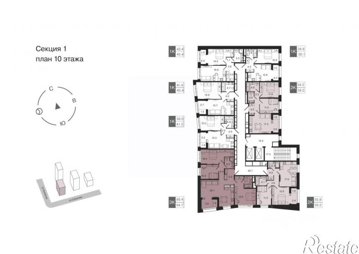 1-комн квартира в новом доме ул Суворова, 139,  д. 139