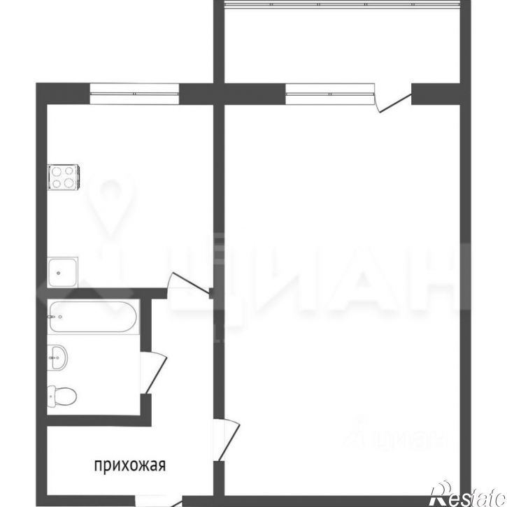 1-комн квартира ул Минская, 23,  д. 23