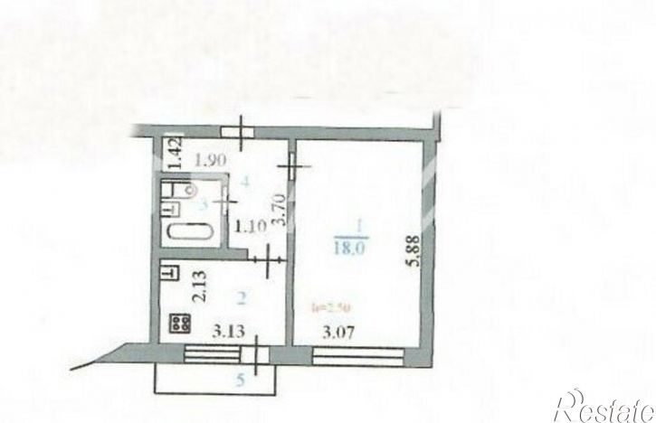1-комн квартира ул Лядова, 36,  д. 36