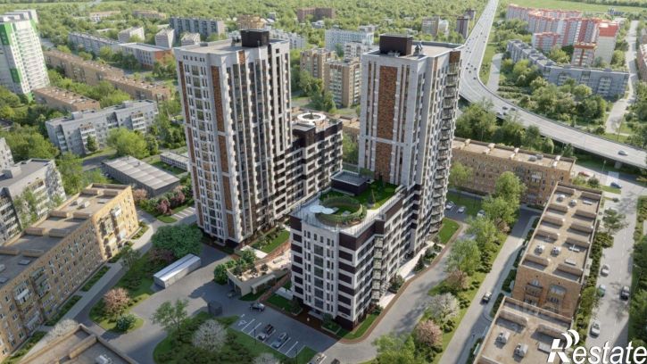 3-комн квартира в новом доме ул Ворошилова, 14,  д. 14