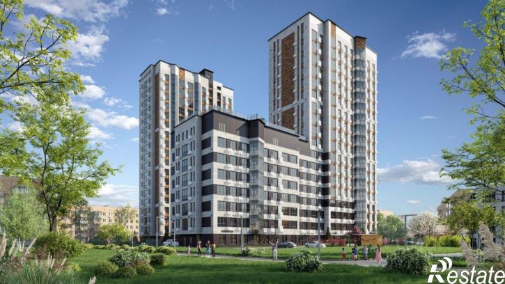 3-комн квартира в новом доме ул Ворошилова, 14,  д. 14