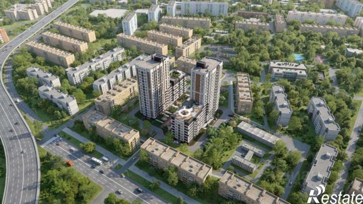 3-комн квартира в новом доме ул Ворошилова, 14,  д. 14
